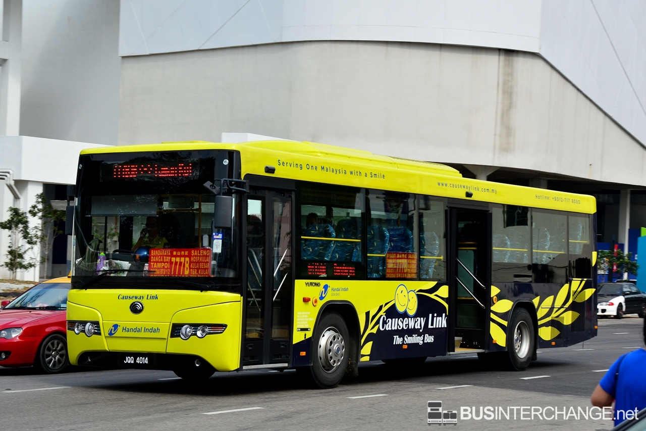 A Yutong ZK6118HG (JQQ4014) operating on Causeway Link bus service 777B
